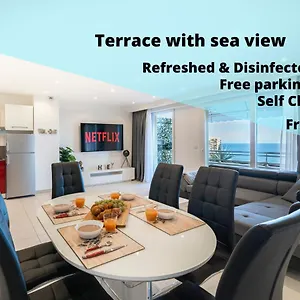 Frontiere Monaco, Terrasse, Vue Mer, Parking - Ab , Beausoleil Francia